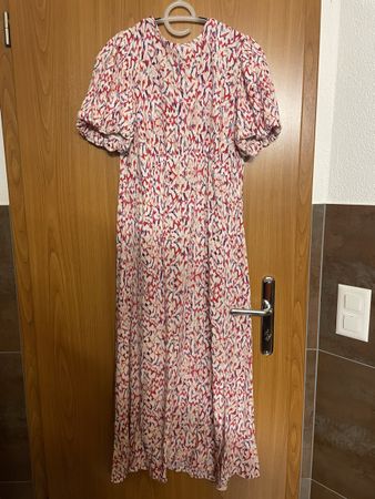 Sommerliches Midikleid mit Muster, Grösse M - Top Zustand!