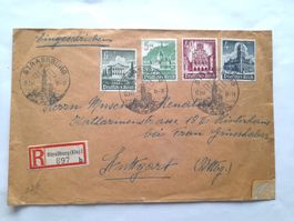 DR - R - Brief - Winterhilfe-Marken 1940, STRASSBURG 15.2.41