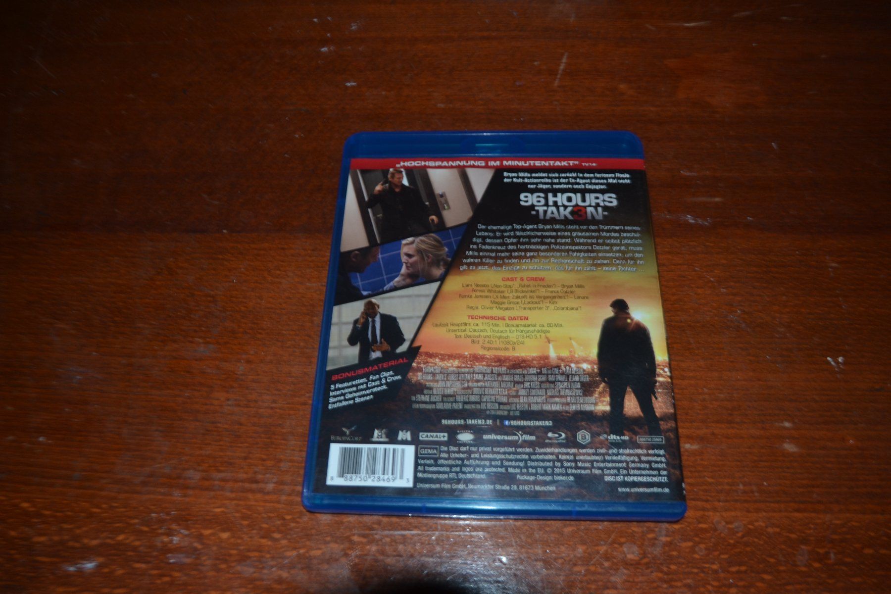 Tutti i DVDs: 96 Houres -Taken 3 Extendet Cut – Usato da Laupen ZH venduto da chefdom 1