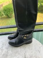 Bottes en cuir haute