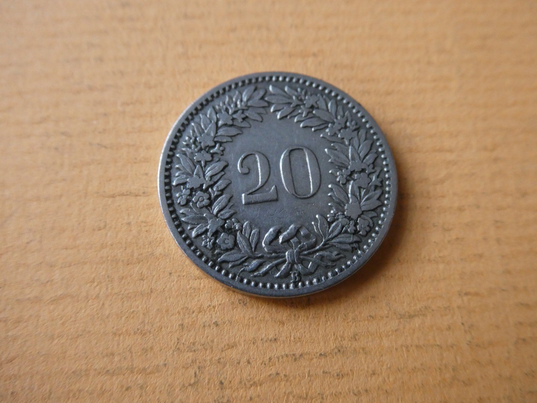 Toutes les monnaies: Schweiz 1898, 20 Rappen – D'occasion à Hinterforst par Rohusri 1