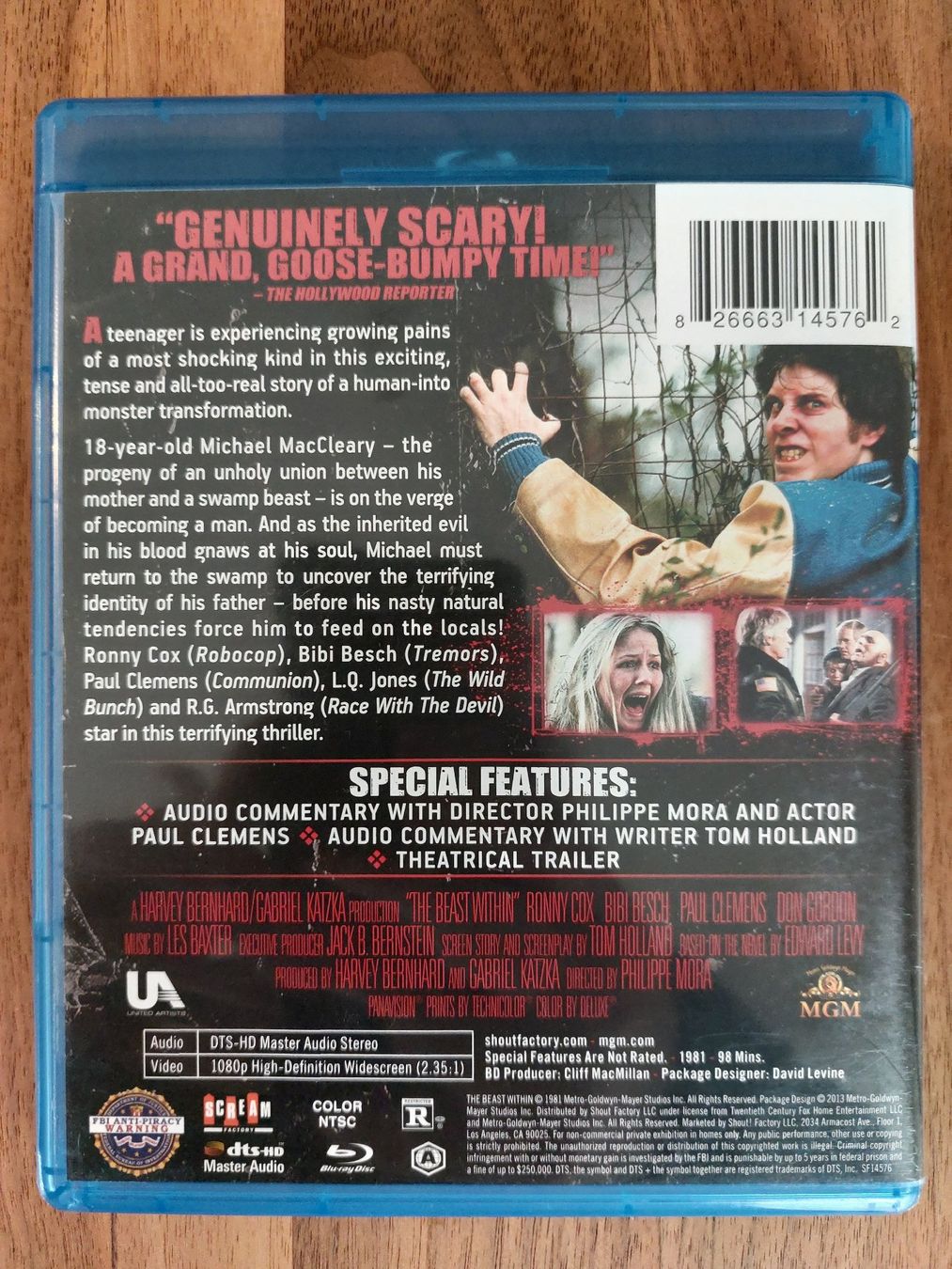 Tutti i DVDs: Blu Ray - The Beast Within (1982) / US-Code A – Usato da Rheinfelden venduto da FilmAuktion 1