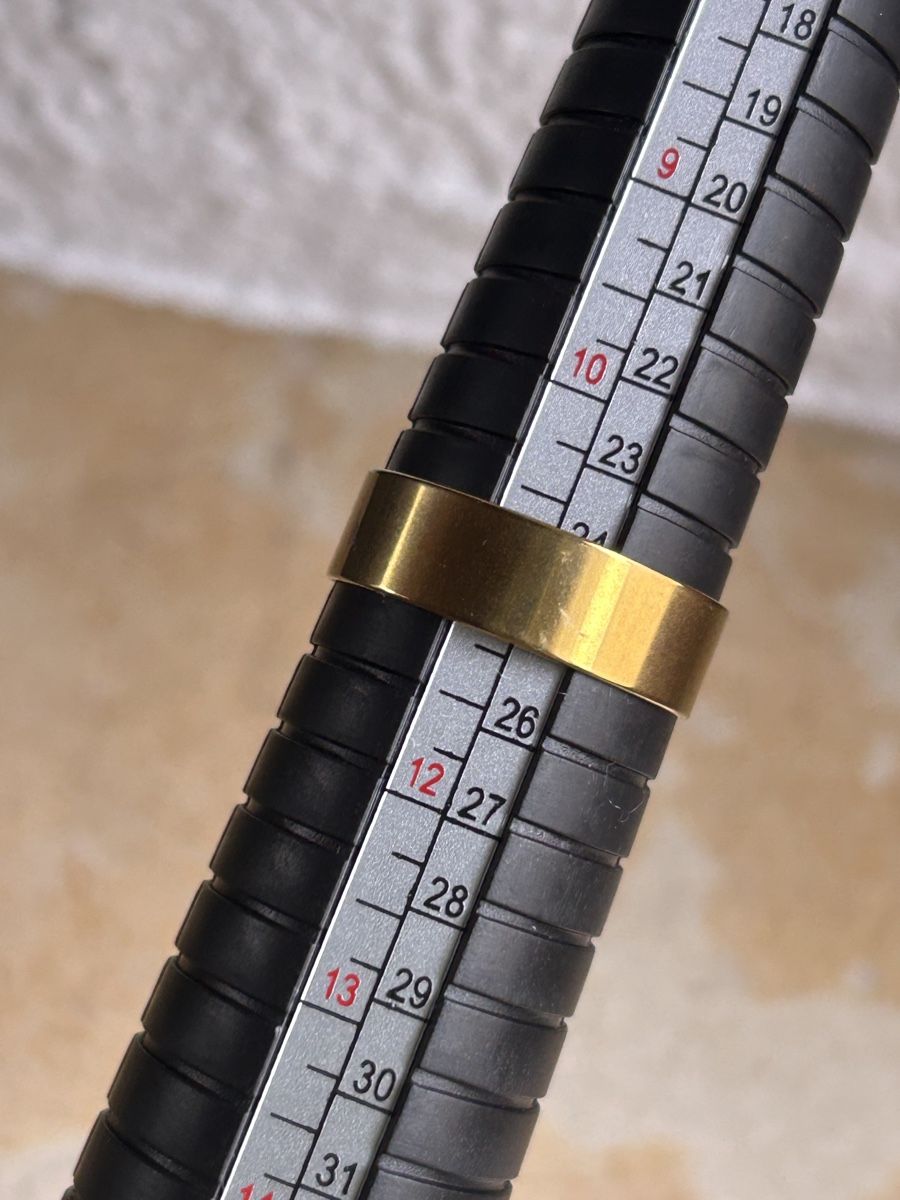 Anelli: GoldigerRing mit Hanfblatt Gr. 65 – Usato da Dittingen venduto da Bijoubelle 4