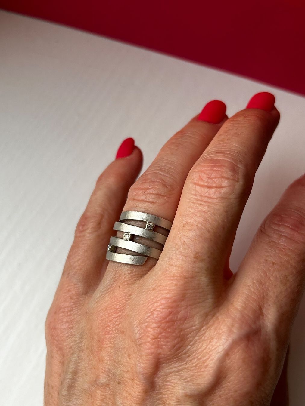 Anelli: Silberring umschlungen 55 – Usato da Dittingen venduto da Bellevista