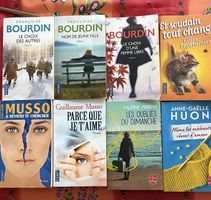 Lot de 8 livres Bourdin Musso Legardier Huon Perrin