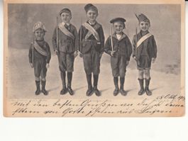 Motivkarte Foto J. Allanson, 1903 mit ST Luzern