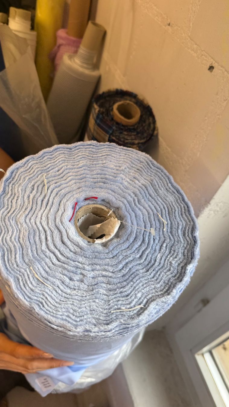 Stoffe: Stoffrolle hellblau Baumwolle Meterware neu – Neu (gemäss Beschreibung) aus Widnau von flottifetze