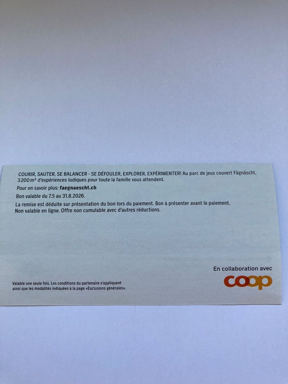 Buoni: Fägnäscht 30% rabais – Nuovo (secondo la descrizione) da Bressaucourt venduto da lilitisha 1