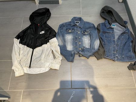 Jacken Set: Nike, Jeansjacke, Übergangsjacke - Top Zustand