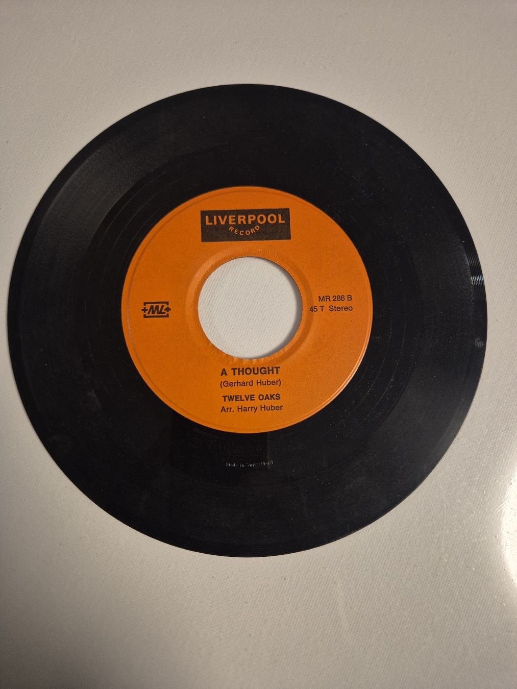 Dischi in vinile: Twelve Oaks  - Gin / A Thought - Single 7 , CH – Nuovo (secondo la descrizione) da Uster venduto da newwave0 3