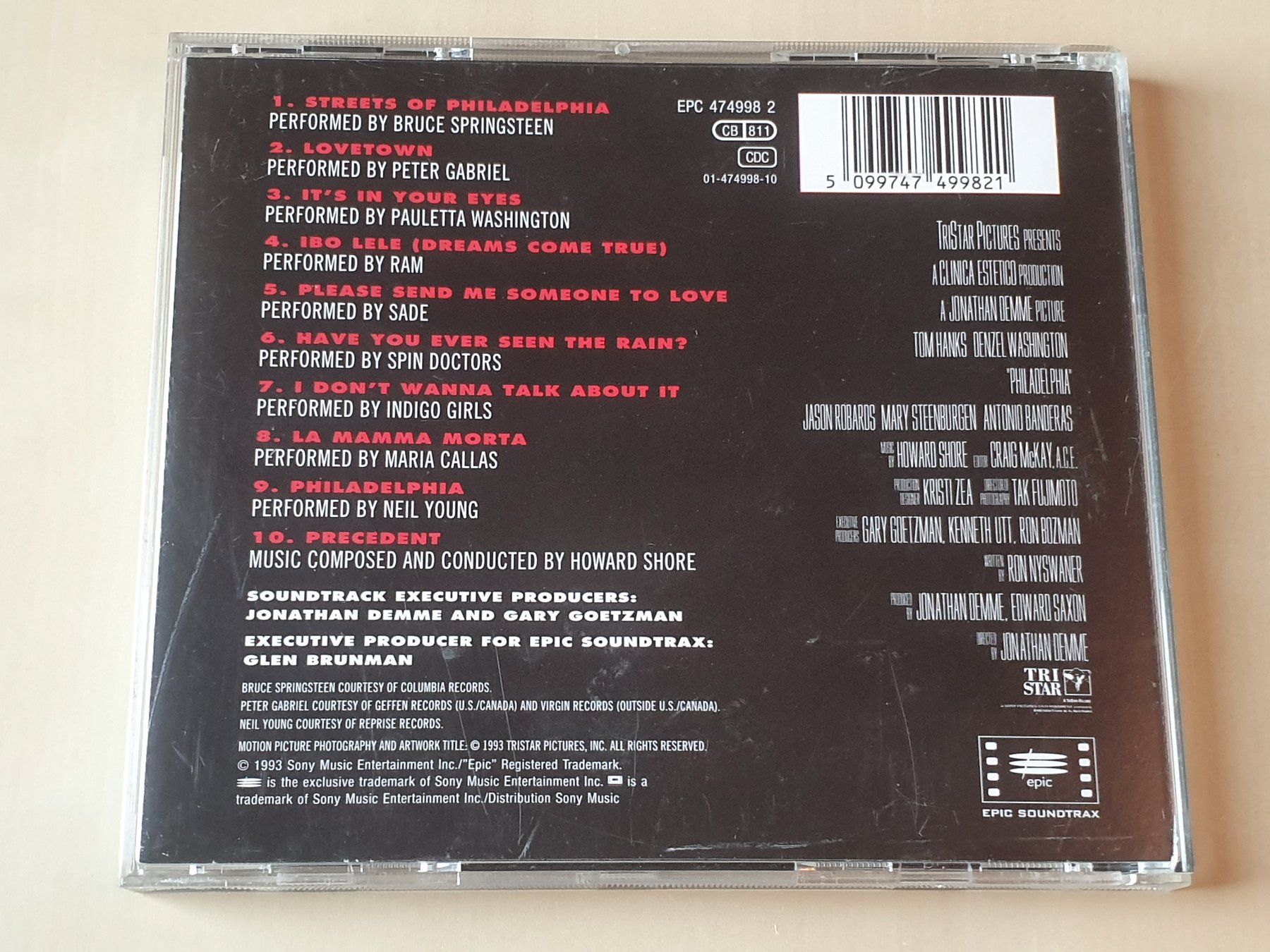 CD: Philadelphia – Usato da Stansstad venduto da collectorsshop 1