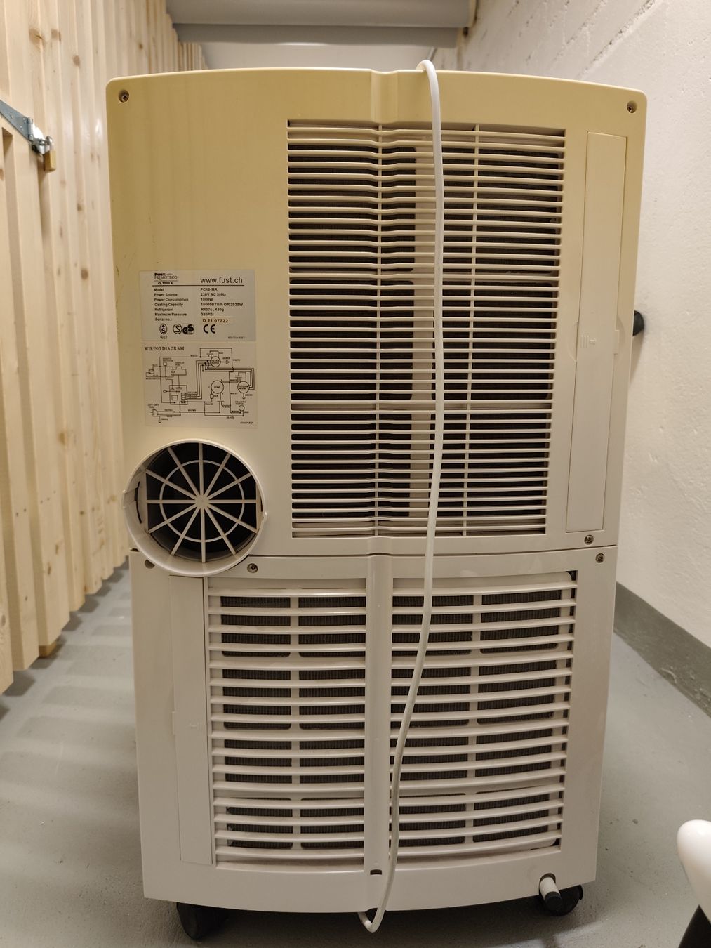Klimageräte: Fust Primotecq CL 1000 E - Portable Air Conditioner – Gebraucht aus Zollikofen von okjass 1