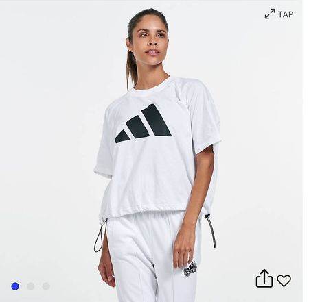 Adidas Damen T-Shirt weiss XL