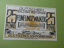 Dt. Reich,  Buxtehude -  Notgeldschein