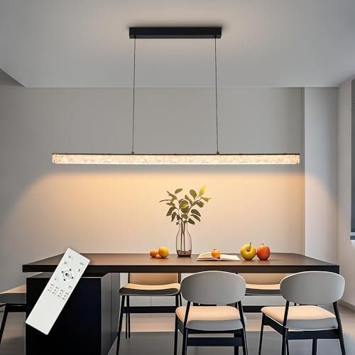 Lampadari & plafoniere: 100CM Pendelleuchte LED 40 esstisch dimmbar 3000K-6000K – Nuovo e nell'imballaggio originale da Hundwil venduto da pak_7zvn 1