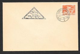 Sonderbrief A. 619 Kongress Philatelisten Wattwil 27.6.1953