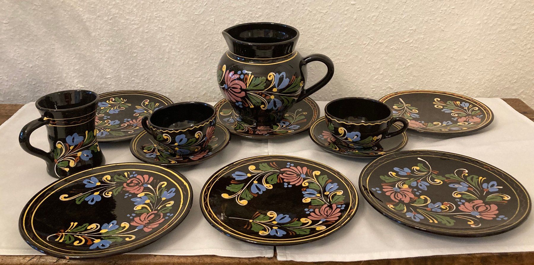 Set di piatti: Ancien service de table, céramique – Usato da Genève venduto da CH1938 1