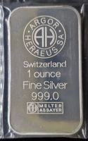 700 Jahre Eidg. 1991 1 Silber Unze Barren sitzende Helvetia