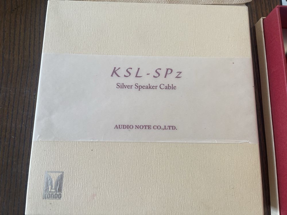 Cavi: KSL-SPz Silver Speaker Cable - Audio note / Kondo Japan – Nuovo (secondo la descrizione) da Wald ZH venduto da RivaAudioEmotions 1