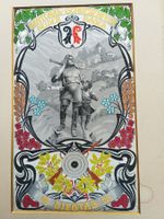 Grosses Seidenbild / Schützenfest beider Basel Liestal 1903