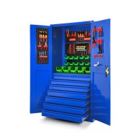 Werkzeugschrank Stahlschrank + 7 Schubladen - Blau