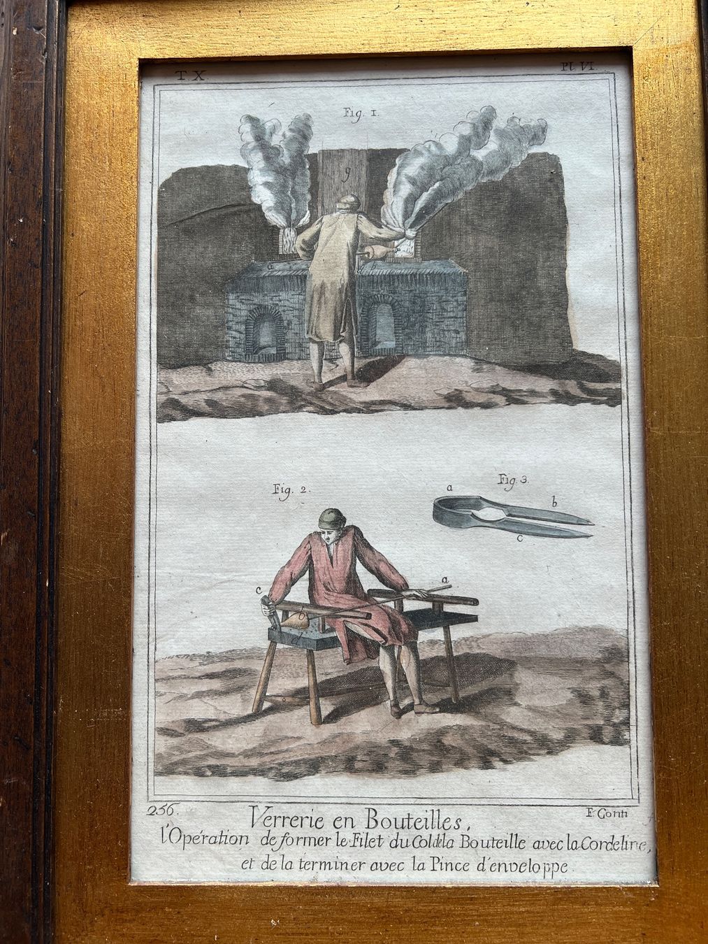 Gravures: Antik Stich mit Rahmen – D'occasion à Riva San Vitale par AM25 1