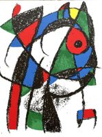 Joan Mirò - Vintage -Lithographie - 1975