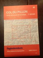 Col du Pillon Karte Nationale 1:100000 41 – 1974