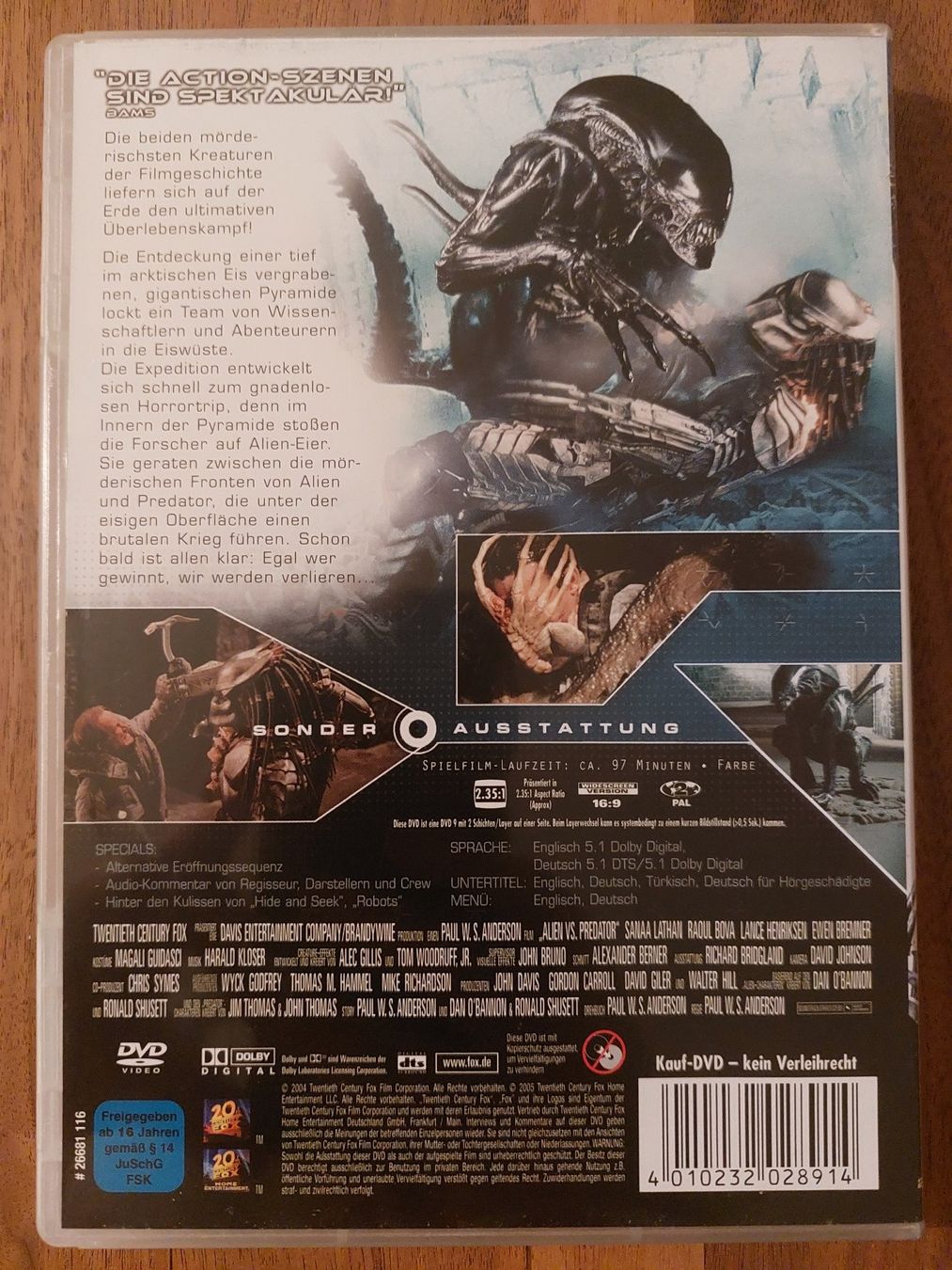 Tous les DVDs: DVD - Alien vs. Predator – D'occasion à Rheinfelden par Onyx74 1