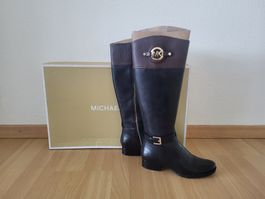 Michael Kors Leder-Stiefel, Gr. 37, neu