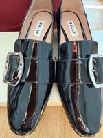 Bally Loafer Boucle 40 schwarz Lackleder Grösse 40 neu