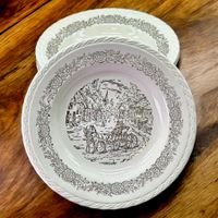 Lot de 10 assiettes de collection BEVERLEY faïence anglaise