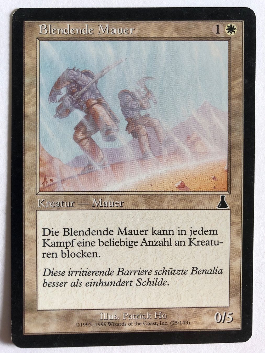 Magic The Gathering Carte collezionabili: MTG - Blendende Mauer - #direktkauf – Usato da Basel venduto da Melchior5