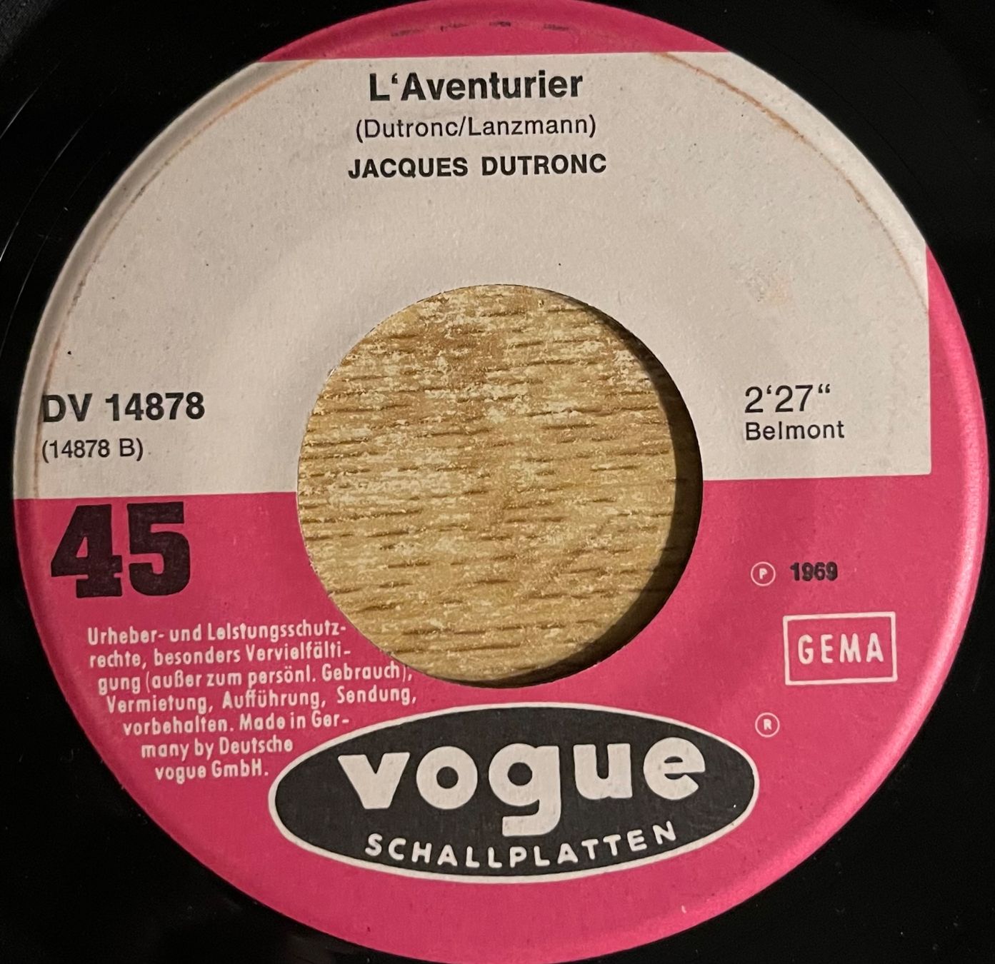 Dischi in vinile: JACQUES DUTRONC - LE RESPONSABLE – Usato da Bussigny venduto da vinyl-pas-cher 3