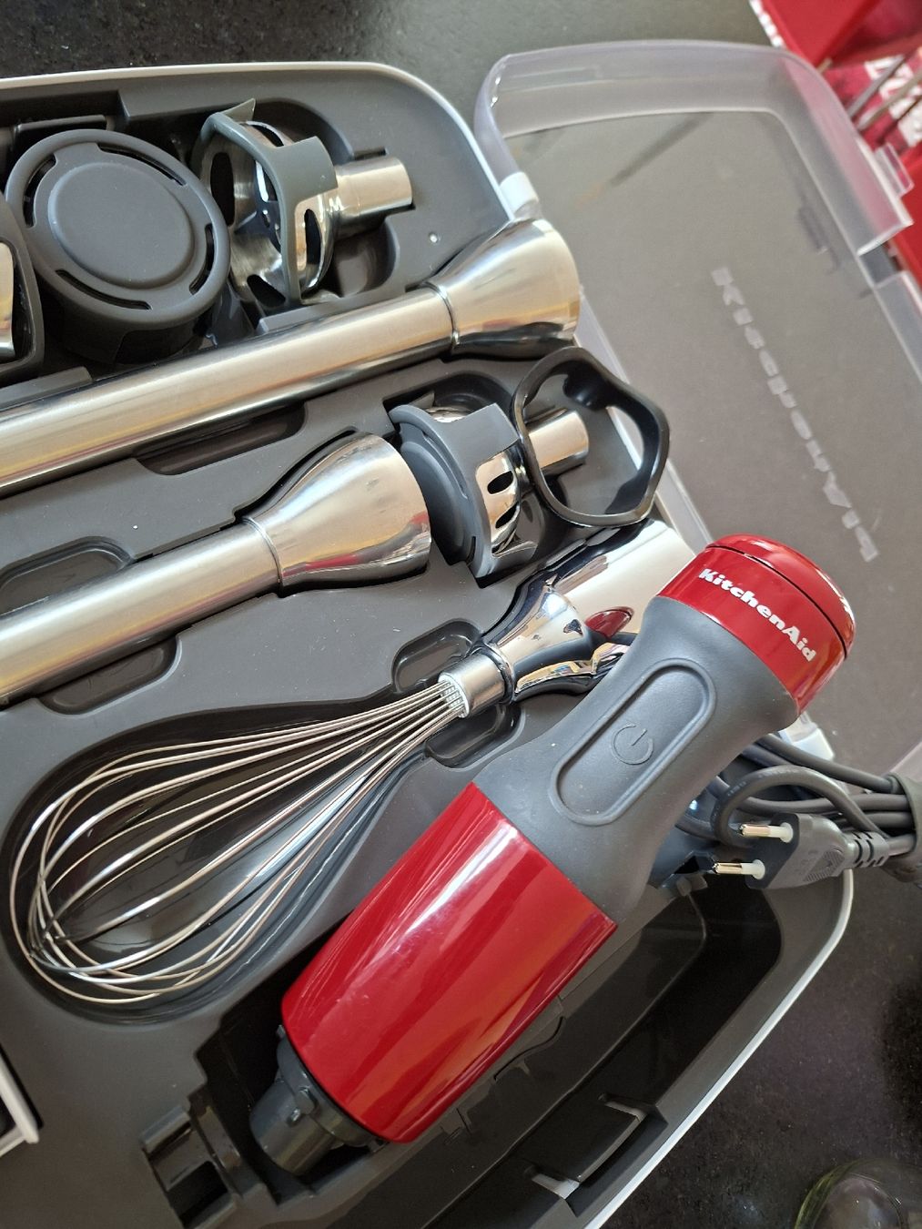 Kitchenaid Elettrodomestici da cucina: Kitchen Aid  Stabmixer Set neuwertig 5KHB2571 – Nuovo (secondo la descrizione) da Meinisberg venduto da Destiny1972 2