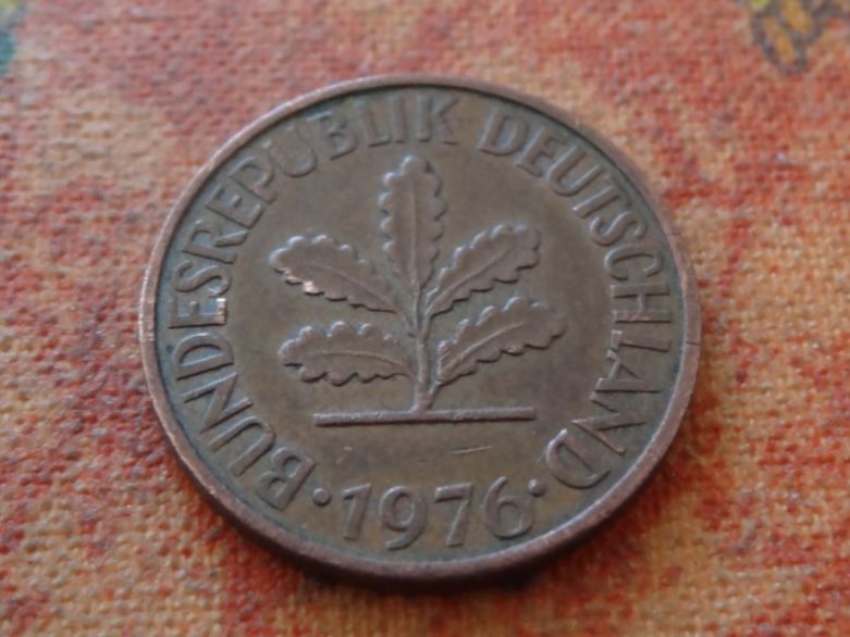 Alle Münzen: DEUTSCHLAND 2 Pfennig 1976 – Gebraucht aus Romanel-sur-Lausanne von Swift13