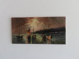 Segelschiffe im Hafen