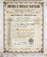 Companhia de Mineracao Transtagana, Lissabon - 1868
