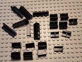 Lego 21x Paneel divers in schwarz