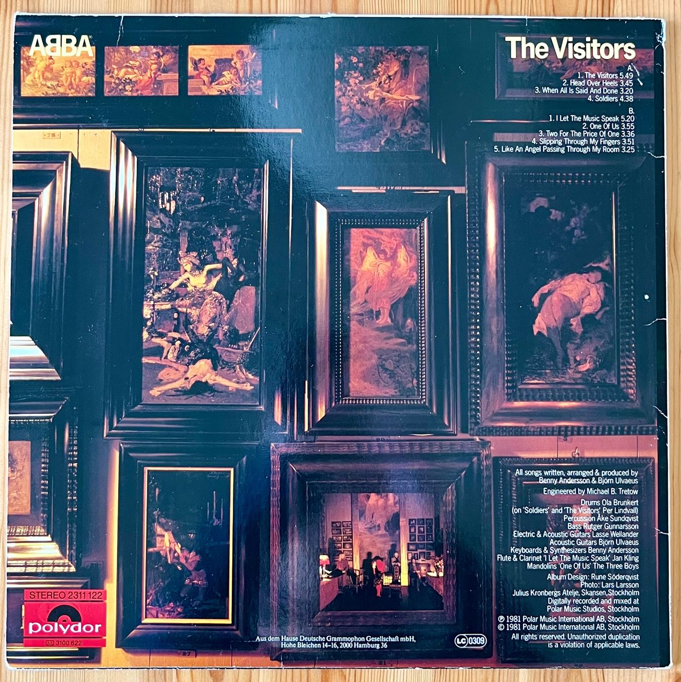 Schallplatten: ABBA - The Visitors - 12"LP – Gebraucht aus Zürich von Gurkis 1