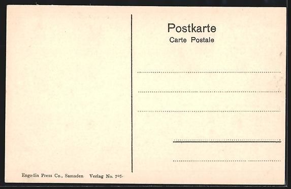 Cartoline postali: St. Moritz, Dimson-Run und Kurverein-Rin – Usato da Berlin venduto da bartko-reher 1