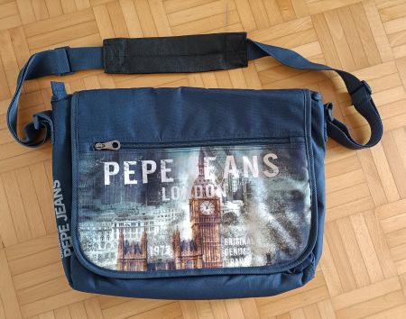 Pepe Jeans Schultertasche-London marineblau