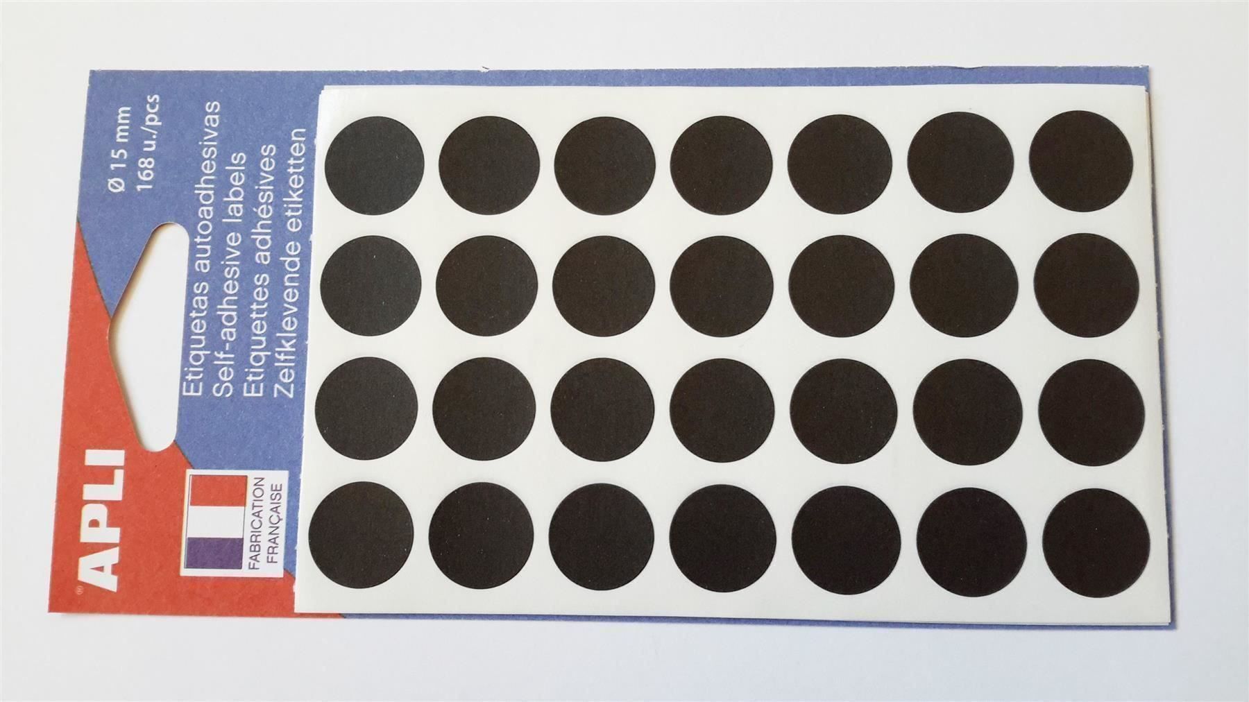 Sticker: Markierungspunkte, schwarz, 15mm, 168 St – Nuovo e nell'imballaggio originale da St. Gallen venduto da cointec 2