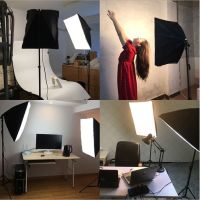 Softbox Set 50x70cm Fotostudio 85W/5500K