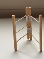 Wäscheständer Holz fürs Puppenhaus