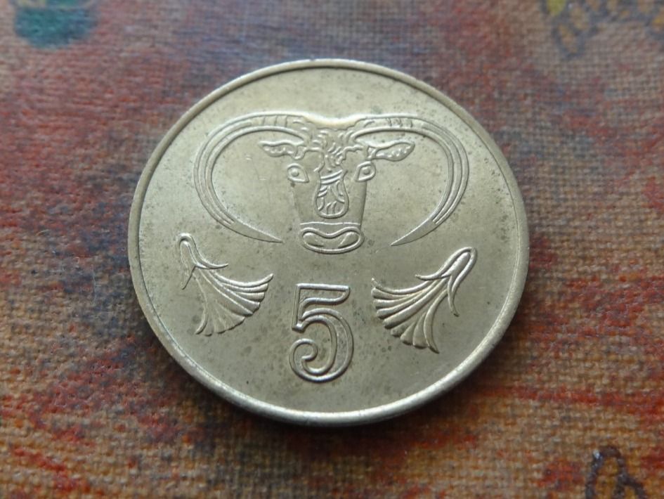 Alle Münzen: CHYPRE  5  Cents  1985 – Gebraucht aus Romanel-sur-Lausanne von Swift13