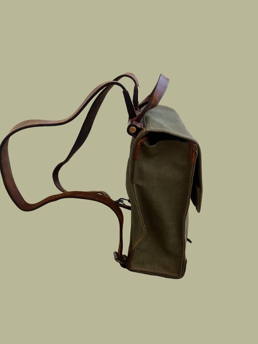 Schweizer Armee Zaini: Sac à Dos Munitions Armée Suisse 1941 WW2 – Usato da Bellevue venduto da Belafer 3