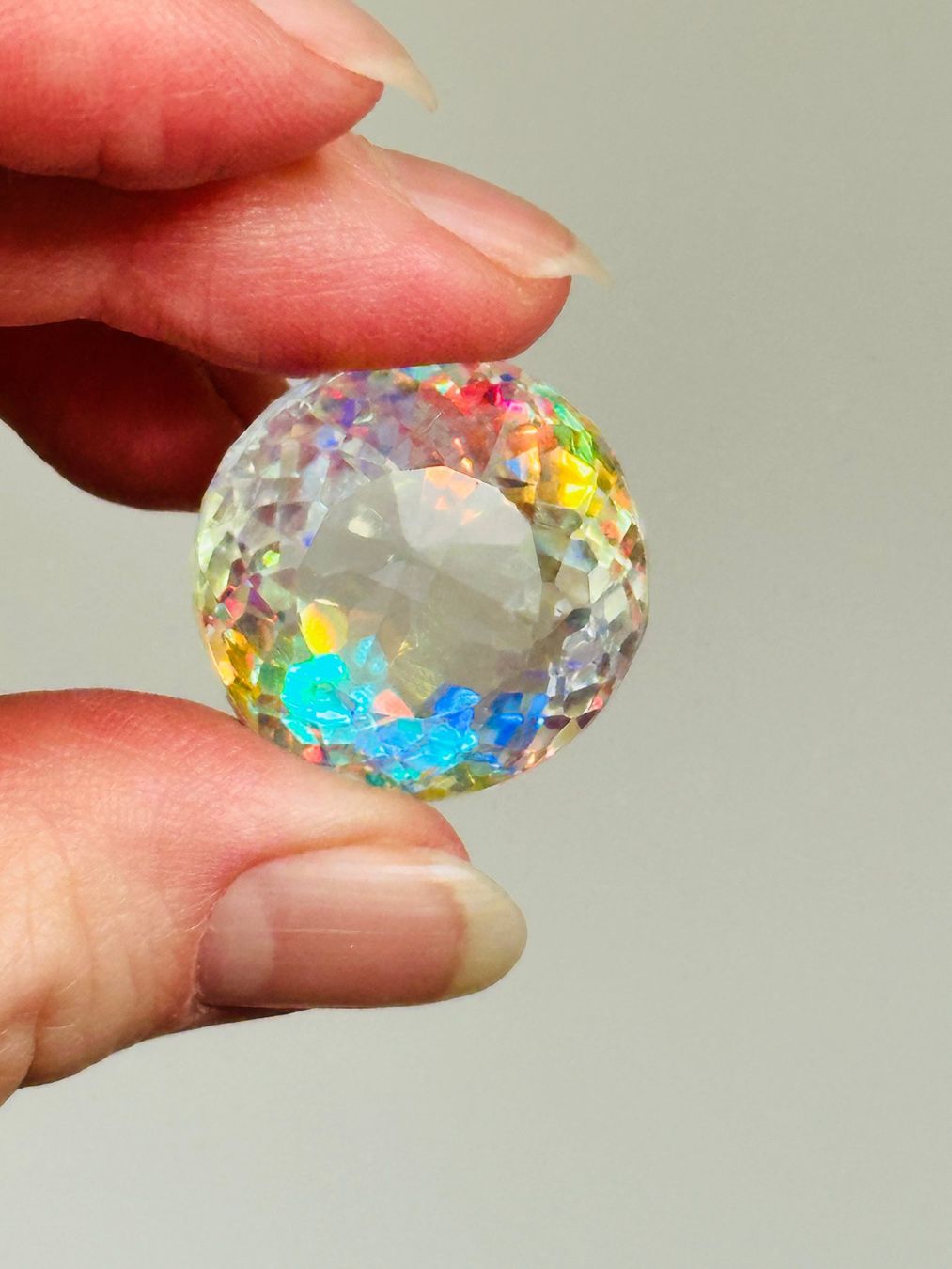 Pietre preziose: 64.80 Ct. Certified Round Cut Mystic – Nuovo e nell'imballaggio originale da Genève venduto da AWWA 7