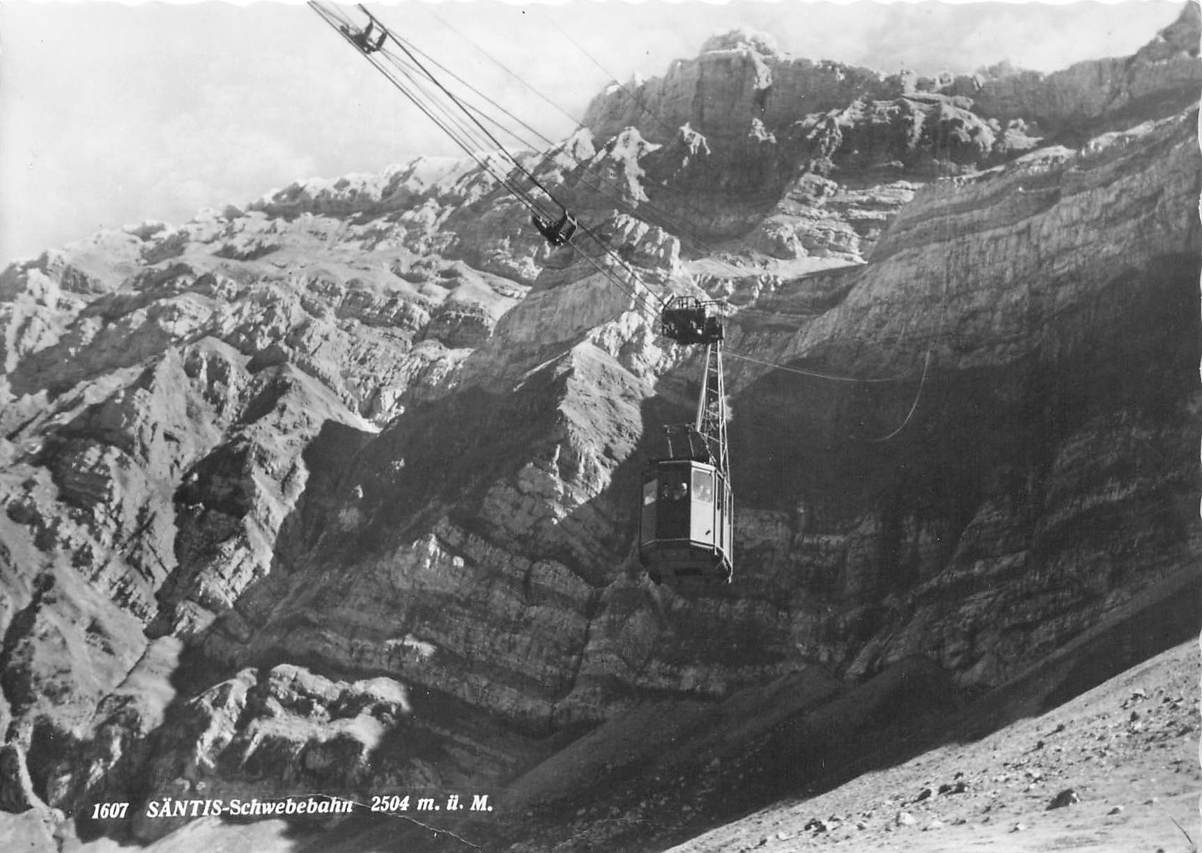 Cartoline postali: Säntis Schwebebahn Gondelbahn G – Usato da Biasca venduto da Blenio71