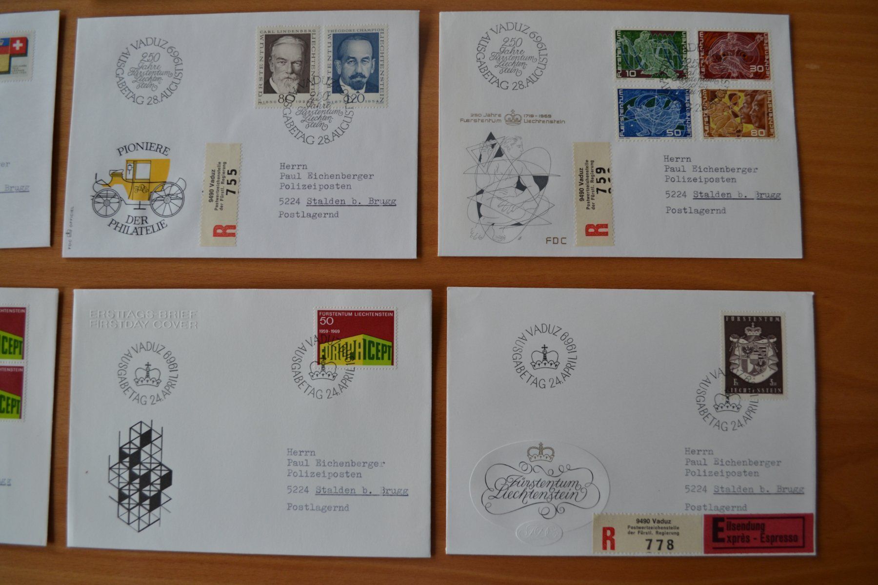Tutti i francobolli: Brief FDC – Usato da Beinwil am See venduto da kajak55 4